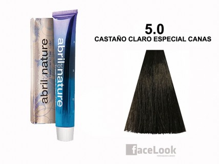 TINTE DE PELO ABRIL ET NATURE 5.0 CASTAÑO CLARO ESPECIAL CANAS 60 ML.