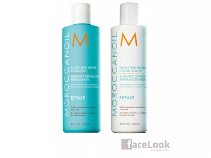 TRATAMIENTO PARA EL PELO MOROCCANOIL PACK REPARADOR CHAMPU Y MASCARILLA REPAIR 250 ML.
