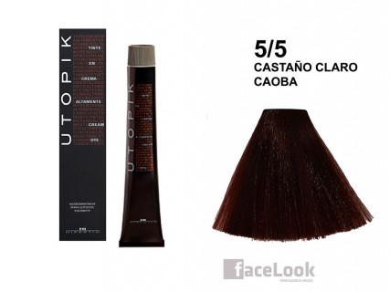 TINTE DE PELO HIPERTIN UTOPIK 5/5 CASTAÑO CLARO CAOBA