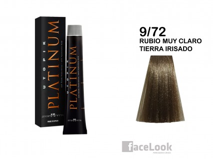TINTE DE PELO HIPERTIN UTOPIK PLATINUM 9/72 RUBIO MUY CLARO TIERRA IRISADO