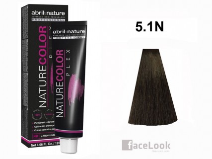 TINTE DE PELO ABRIL ET NATURE 5.1N NATURECOLOR PLEX 120 ML.