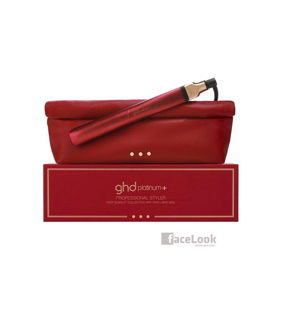 PLANCHA DE PELO GHD PLATINUM PLUS DEEP SCARLET STYLER