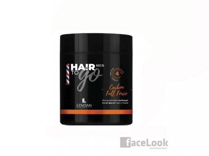 LENDAN CARBON FULL FORCE HAIR TO GO MEN GEL DE FIJACION FUERTE 500 ML.
