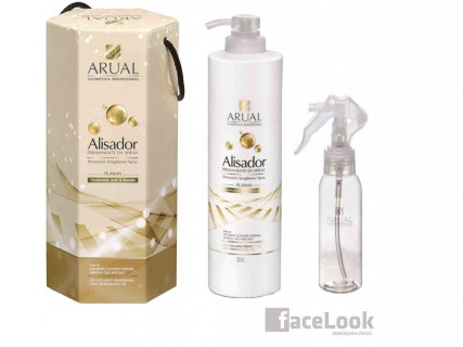 ARUAL ALISADO EN SPRAY DE KERATINA Y ACIDO HIALURONICO 1.000 ML.