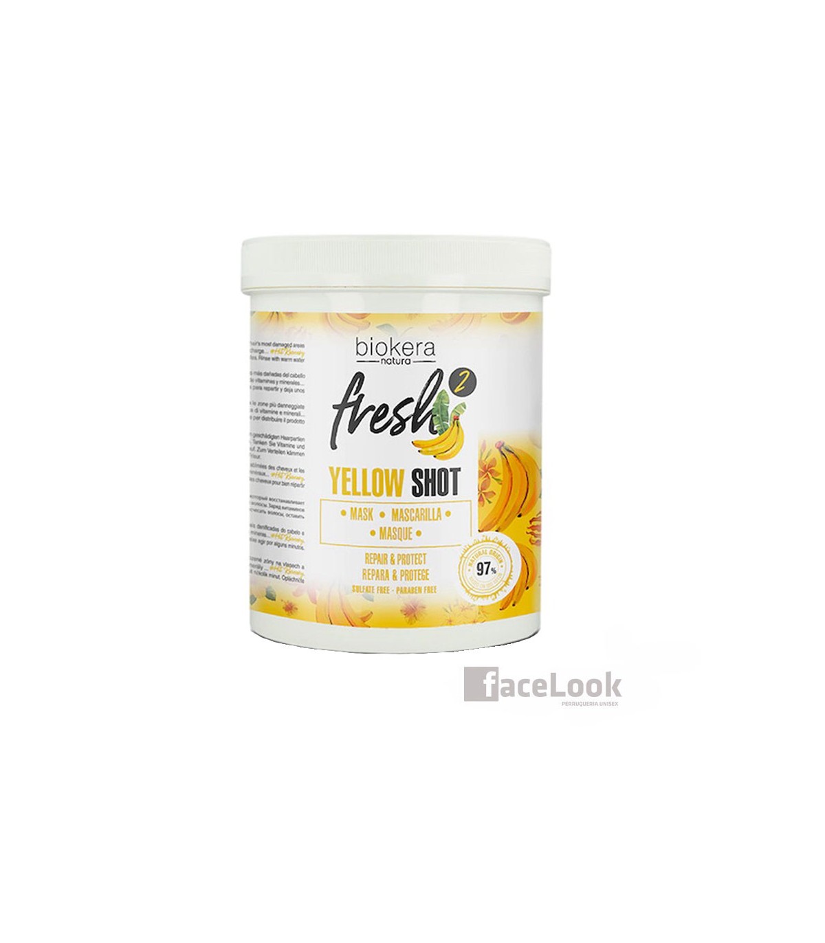 SALERM BIOKERA NATURA FRESH MASCARILLA YELLOW SHOT  ML.