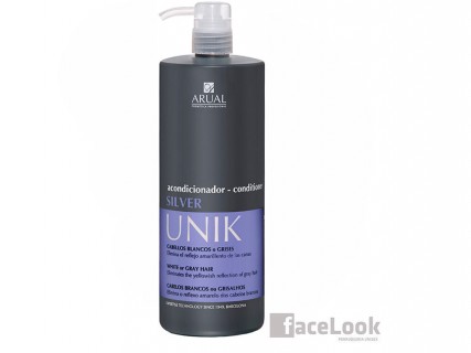 ARUAL UNIK ACONDICIONADOR SILVER CABELLOS BLANCOS O GRISES 1.000 ML.
