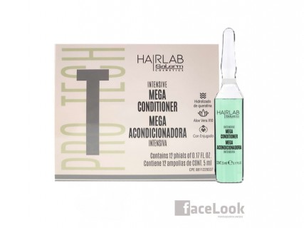 SALERM COSMETICS LOCION MEGA ACONDICIONADORA EN AMPOLLAS 12X5 ML.