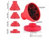 BIFULL DIFUSOR PLEGABLE UNIVERSAL DE SILICONA ROJO