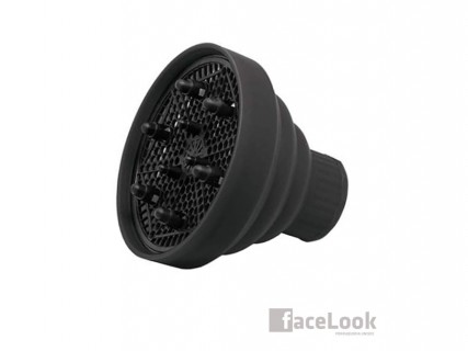 BIFULL DIFUSOR PLEGABLE UNIVERSAL DE SILICONA  NEGRO