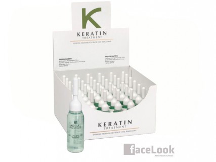 ARUAL AMPOLLAS KERATIN TREATMENT 36X10 ML.
